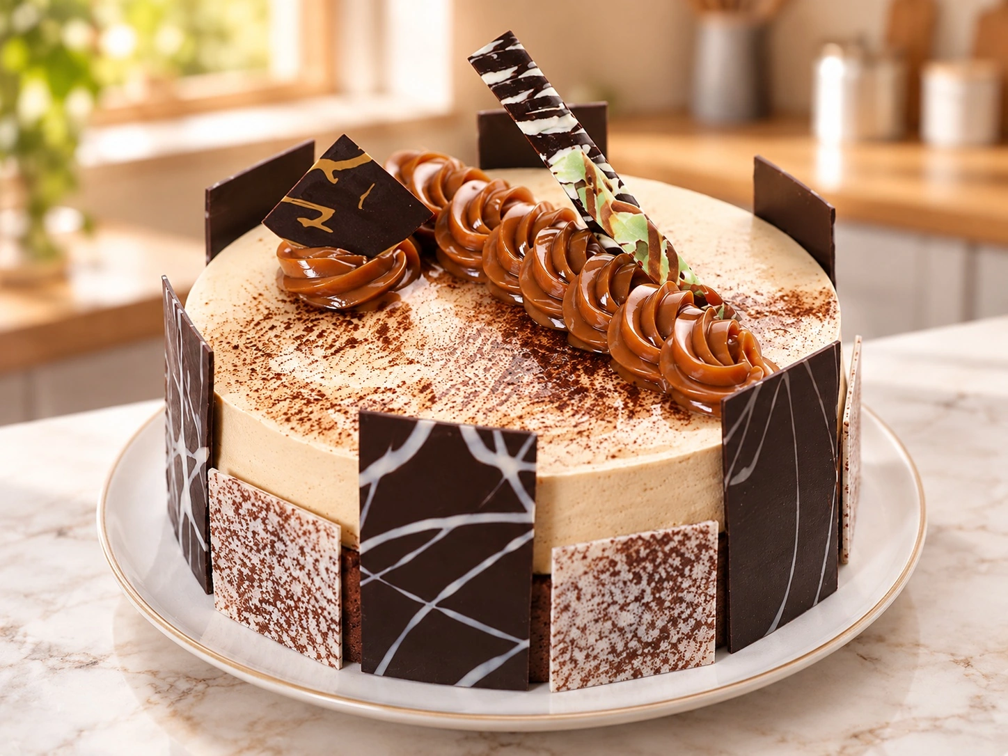 Decoración con figuras de chocolate Prindal